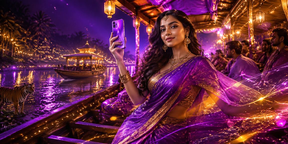 সুন্দরবন অঞ্চলে মোবাইলে ক্যাসিনো গেম উপভোগরত ব্যবহারকারী